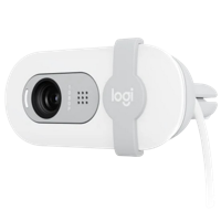 Camera Logitech BRIO 100, 1080p/30fps, FoV 58°, 2MP, Fixed Focus, Shutter, 1.5m, White