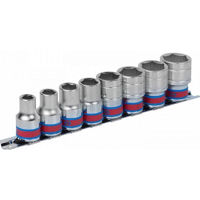 Набор головок, бит, насадок King Tony 4510SR набор 1/2" торцевых головок дюймовые 6 гран., 8 пр.