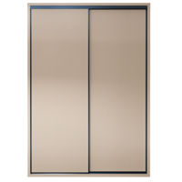 Dulap Bayro Murano 1600x2300x600 серый камень, купе (606208)