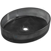 Раковина SanDonna Vela Oval Чёрная