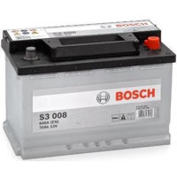 Автомобильный аккумулятор Bosch S3 12V 70AH 640(EN) 278x175x190 -/+ (0092S30080)