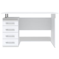 Офисный стол Fabrik Home СК-03 левый белый ясень( стол.36мм)