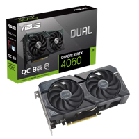 VGA ASUS RTX4060 8GB GDDR6X Dual OC (DUAL-RTX4060-O8G)