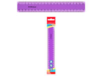 Rigla 20cm ErichKrause Standard, liliac, plastic