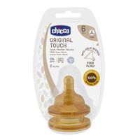 cumpără Chicco Tetina Original Touch anticolici, latex, flux terci, 6+, N2 (278560) în Chișinău