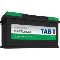 Автомобильный аккумулятор TAB AGM Stop&Go 95Ah 850EN 353x175x190 -/+ (L5 AGM)