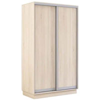 Dulap Mobildor-Lux Fox uși glisante din PAL (110x60x200H cm) Sonoma