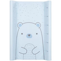 Аксессуар для пеленания Kikka Boo 31108060035 Saltea de infasat tare Bear with me Blue, 80x50 cm