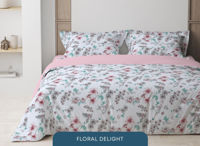 Домашний текстиль Relaxe Home Lenjerie de pat Soft Dreams (EURO) (200x220) (Floral Delight)