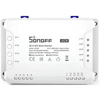 Întrerupător electric Sonoff Wi-Fi 4-Gang Smart Switch 4CHR3