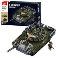 Конструктор Sluban B1178 Tancul central de luptă T-80BVMs, scara 1:35, 768 elem.