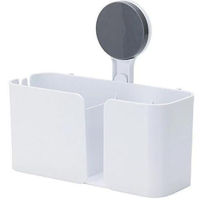 Аксессуар для ванной Promstore 55597 Cos pentru baie Bathroom Solutions 21x9x19cm, alb, plastic