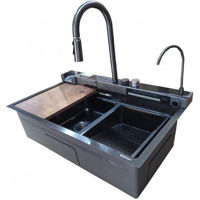 Chiuvetă bucătărie Backer Top 750-46063 Nano Black