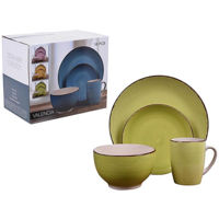 Набор посуды Promstore 47733 Valencia 16buc, verde