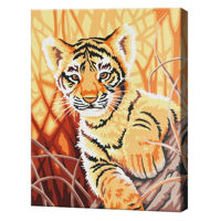 Картина по номерам Art Gallery CX3152 20x30cm Pui de tigru in savana