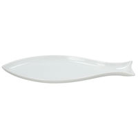 Farfurie Tognana 48766 Блюдо для рыбы 37cm Gourmet, фарфор, белое