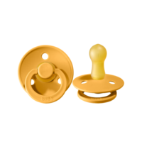 Suzeta din latex rotunda BIBS Colour (6-18 luni) Honey Bee