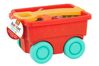 Set de construcție Battat BT5000Z Set Cărucior cu constructor, rosu, cod 60396