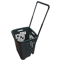 {'ro': 'Coș din plastic 45 l (mâner negru) 430x390x916 mm, gri', 'ru': 'Пластиковая корзина 45 л (чёрная ручка) 430x390x916 мм, серый'}