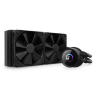 AIO Liquid Cooling NZXT Kraken 240 (18-30dB, 78.2CFM, 2x120mm, 500-1800RPM, LCD 1.54", CAM)
