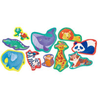 Головоломка Hape E1647 Set puzzle 10 în 1 Prietenii Junglei