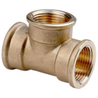 Запорная арматура Ferro Тройник бронзовый 1 1/4" FFF T05Z