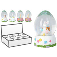 Декор Promstore 54847 Яйцо сувенирное с фигуркой 10,5см, в ассортименте