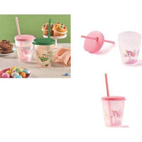 Поильник Snips 48058 Стакан с крышкой и трубочкой 0.385l Единорог