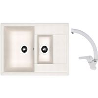 Мойка кухонная со смесителем Dr.Gans Astra 760K + SanDonna F 1069 alb