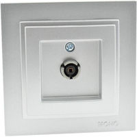 Розетка электрическая Mono Electric Priza TV argint Despina