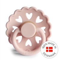 Suzeta din latex Frigg (6-18 luni) Blush Heart