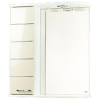 Oglindă baie Mashtab 6803 Modern 600x200x720 Alb-Bej