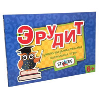 Настольная игра Strateg 30450 Игра Эрудит (рус.)