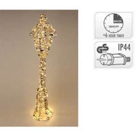 Декоративное освещение Promstore 54499 Figurina Felinar cu iluminare 720LED 150cm, alb cald