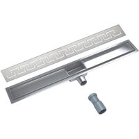 Душевой трап Uniplast 21537 700 x 70 mm D. 50 x 90° ZIPPER (Молния) FLH40-A2 С03