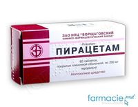 Пирацетам 200 мг. табл. N10x6 (БХФЗ)