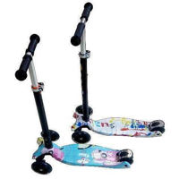 Trotinetă Promstore 38015 3-х колесный 57x60cm, max 60kg, светящиеся колеса