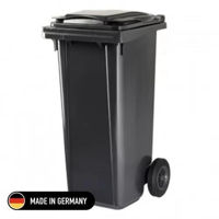 Урна для мусора Hydro S Tomberon plastic cu roti cauciuc, greu, 120 L, negru 8001226