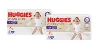 SET 2 BUC. x Huggies Extra Care Pants  Mega  5  (12-17 kg)  34 buc