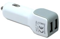 Încărcător auto Cover'X 2 USB 2.1A Lightning Cable