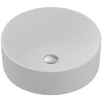 Раковина SanDonna Circle 440 pe blat Alb