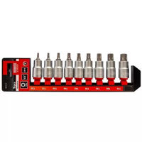 Набор головок, бит, насадок Modeco Expert 309721 Набор торцевых ключей и бит (39 шт.), 4–13 мм, пластиковый кейс MN-14-205