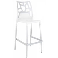 Барный стул Papatya Ego-Rock Bar - seat white / back white