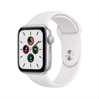 Apple Watch SE 44mm GPS (MKQ43), Silver Aluminium/Blue