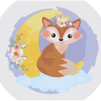 Картина по номерам Strateg R18 /27 (ES010)(16094) Vulpea, 30x30 cm