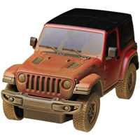 Радиоуправляемая игрушка Rastar 79500-4 1:24 JEEP Wrangler Rubicon-Muddy, rosu, 50541