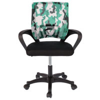 Fotoliu de birou Jumi CM-977686 SMART Negru/verde
