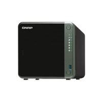 QNAP "TS-453D", 4-bay, Intel Celeron 4-core 2.7GHz, 1x*4Gb+1Slot, 2x2.5GbE, 1xPCIe Gen2x2, HDMI 2.0