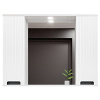 Oglindă baie Bayro Positano Duo 1000x750 белый мат