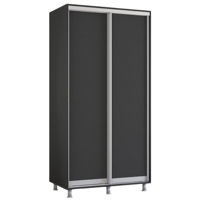 Dulap Mobildor-Lux Aron-S uși glisante din PAL (110x60x220H cm) Anthracite